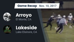 Recap: Arroyo  vs. Lakeside  2017