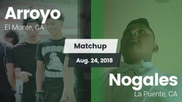 Matchup: Arroyo vs. Nogales  2018