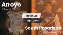 Matchup: Arroyo vs. South Pasadena  2018