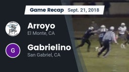 Recap: Arroyo  vs. Gabrielino  2018