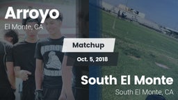 Matchup: Arroyo vs. South El Monte  2018