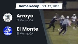 Recap: Arroyo  vs. El Monte  2018