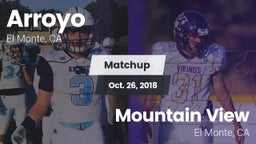 Matchup: Arroyo vs. Mountain View  2018