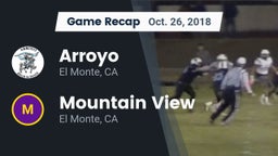 Recap: Arroyo  vs. Mountain View  2018