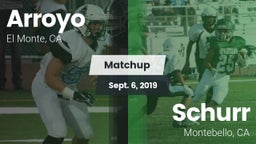 Matchup: Arroyo vs. Schurr  2019