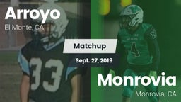 Matchup: Arroyo vs. Monrovia  2019