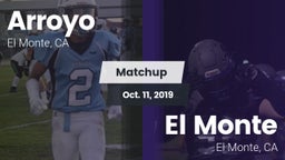 Matchup: Arroyo vs. El Monte  2019