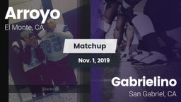 Matchup: Arroyo vs. Gabrielino  2019