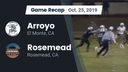 Recap: Arroyo  vs. Rosemead  2019