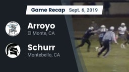 Recap: Arroyo  vs. Schurr  2019