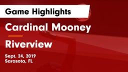 Cardinal Mooney  vs Riverview  Game Highlights - Sept. 24, 2019