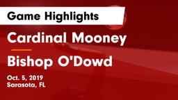 Cardinal Mooney  vs Bishop O'Dowd  Game Highlights - Oct. 5, 2019