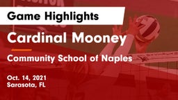 Cardinal Mooney  vs Community School of Naples Game Highlights - Oct. 14, 2021