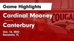 Cardinal Mooney  vs Canterbury Game Highlights - Oct. 14, 2022