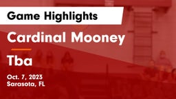 Cardinal Mooney  vs Tba Game Highlights - Oct. 7, 2023