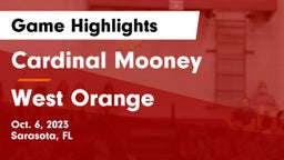 Cardinal Mooney  vs West Orange  Game Highlights - Oct. 6, 2023