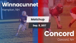 Matchup: Winnacunnet vs. Concord  2017