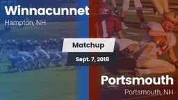 Matchup: Winnacunnet vs. Portsmouth  2018