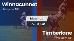 Matchup: Winnacunnet vs. Timberlane  2018