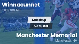 Matchup: Winnacunnet vs. Manchester Memorial  2020