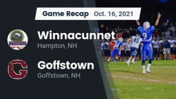 Recap: Winnacunnet  vs. Goffstown  2021