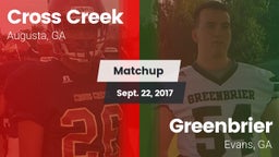 Matchup: Cross Creek vs. Greenbrier  2017