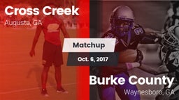 Matchup: Cross Creek vs. Burke County  2017