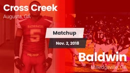 Matchup: Cross Creek vs. Baldwin  2018