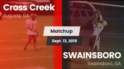 Matchup: Cross Creek vs. SWAINSBORO  2019