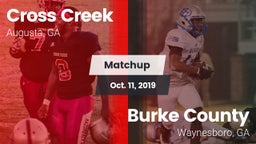 Matchup: Cross Creek vs. Burke County  2019