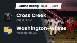 Recap: Cross Creek  vs. Washington-Wilkes  2021