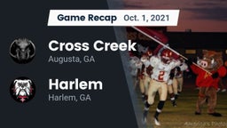 Recap: Cross Creek  vs. Harlem  2021