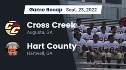 Recap: Cross Creek  vs. Hart County  2022