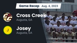 Recap: Cross Creek  vs. Josey  2023