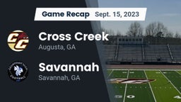 Recap: Cross Creek  vs. Savannah  2023