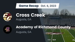 Recap: Cross Creek  vs. Academy of Richmond County  2023