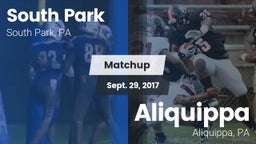 Matchup: South Park vs. Aliquippa  2017