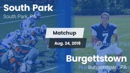 Matchup: South Park vs. Burgettstown  2018