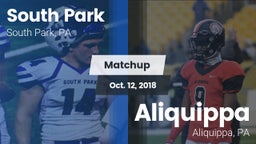 Matchup: South Park vs. Aliquippa  2018