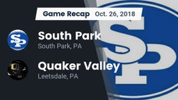 Recap: South Park  vs. Quaker Valley  2018