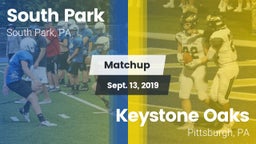 Matchup: South Park vs. Keystone Oaks  2019