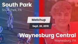 Matchup: South Park vs. Waynesburg Central  2019