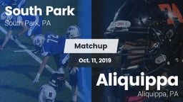 Matchup: South Park vs. Aliquippa  2019