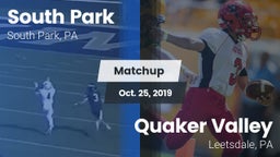Matchup: South Park vs. Quaker Valley  2019