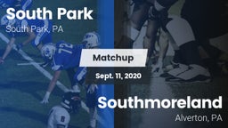 Matchup: South Park vs. Southmoreland  2020