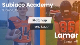 Matchup: Subiaco Academy vs. Lamar  2017