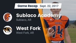 Recap: Subiaco Academy vs. West Fork  2017