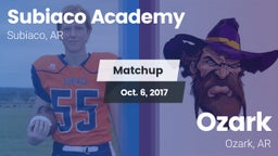 Matchup: Subiaco Academy vs. Ozark  2017
