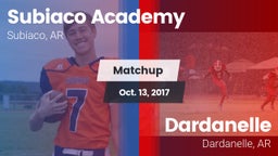 Matchup: Subiaco Academy vs. Dardanelle  2017