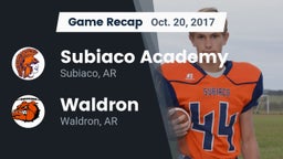 Recap: Subiaco Academy vs. Waldron  2017